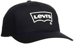 Levi's Herren Big Batwing Non Flex FIT Puff Embroid Schirmmütze, Schwarz (Regular Black 59), Einheitsgröße von Levi's