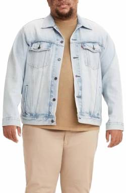 Levi's Herren Big & Tall Trucker Jacke, New Light, 4XL von Levi's