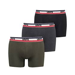 Levi's Herren Boxer, Khaki, XL (3er Pack) von Levi's