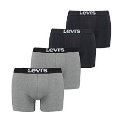 Levi's Herren Boxer Unterwäsche, Schwarz/Grau, M (2er Pack) von Levi's