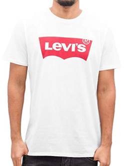 Levi's Herren Graphic Set-In Neck T-Shirt, White, M von Levi's