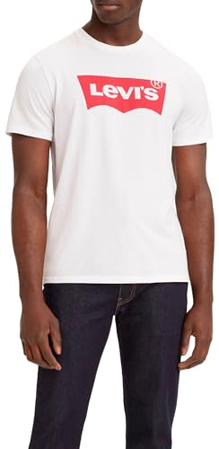 Levi's Herren Graphic Set-In Neck T-Shirt, White, XS von Levi's