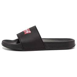 Levi's Herren June Batwing Vb Sandalen, Regular Black, 44 EU von Levi's