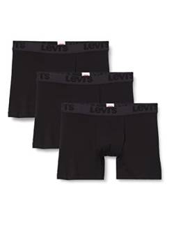 Levi's Herren Levi's Premium Men's Boxer Briefs (3 pack) Boxer Shorts, Schwarz, S von Levi's