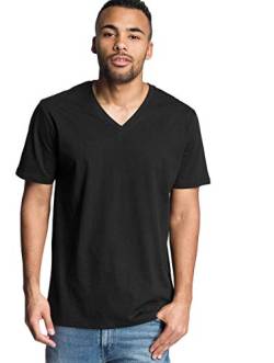 Levi's Herren Levis 200SF V-Neck 2P Unterhemd, Schwarz (Jet Black), Large (Herstellergröße: 030) von Levi's