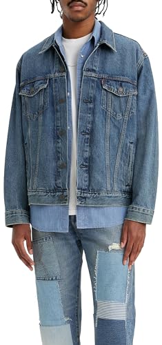 Levi's Herren New Relaxed Fit Trucker Jacke, Waterfalls, L von Levi's