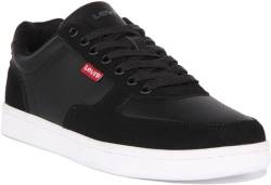 Levi's Herren Reece Sneakers, Regular Black, 40 EU von Levi's