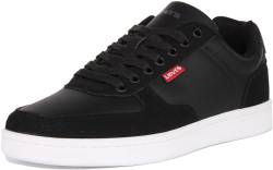 Levi's Herren Reece Sneakers, Regular Black, 45 EU von Levi's