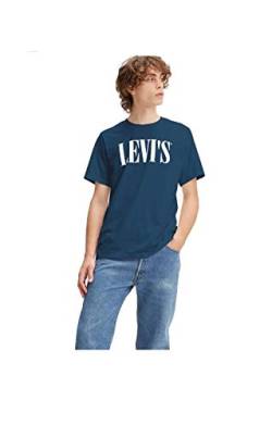 Levi's Herren Relaxed Graphic Tee T-Shirt Dress Blues (Blau) S von Levi's