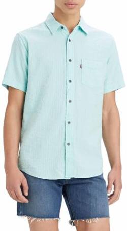 Levi's Herren Shortsleeve Sunset 1-Pocket Standard Hemd, Pastel Turquoise Gd - Mt, Blau, S von Levi's