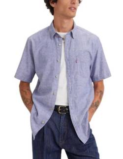 Levi's Herren Shortsleeve Sunset 1-Pocket Standard Shirt, Coastal Fjord, L von Levi's