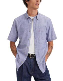 Levi's Herren Shortsleeve Sunset 1-Pocket Standard Shirt, Coastal Fjord, XL von Levi's