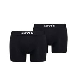 Levi's Herren Solid Basic Boxer, Schwarz, L von LEVIS