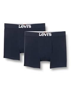 Levi's Herren Solid Basic Boxer Shorts, Navy, 18 EU von Levi's