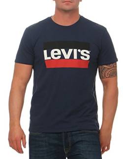 Levi's Herren Sportswear Logo Graphic T-Shirt,Dress Blues,S von Levi's