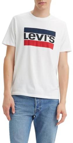 Levi's Herren Sportswear Logo Graphic T-Shirt,White,L von Levi's