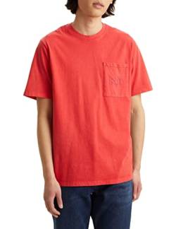 Levi's Herren Ss Pocket Tee Relaxed Fit T-Shirt Pocket Tomato (Rot) S von Levi's