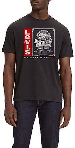 Levi's Herren Ss Relaxed Fit Tee T-Shirt,Archival Caviar,S von Levi's