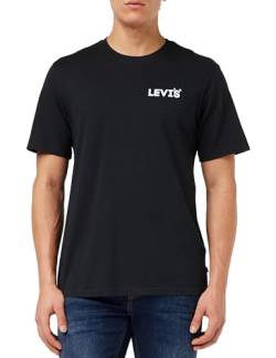 Levi's Herren Ss Relaxed Fit Tee T-Shirt,Headline Logo Cavia,S von Levi's