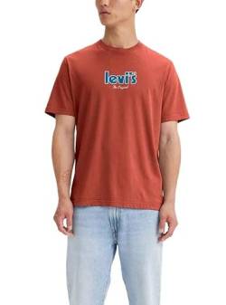 Levi's Herren Ss Relaxed Fit Tee T-Shirt,Holiday Poster Chili,XL von Levi's