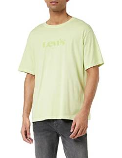 Levi's Herren Ss Relaxed Fit Tee T-Shirt,MV Logo Shadow Lime,XL von Levi's