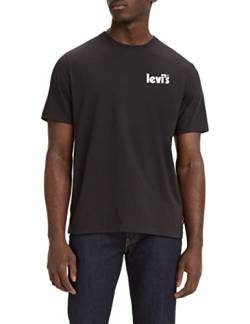 Levi's Herren Ss Relaxed Fit Tee T-Shirt,Poster Caviar+,S von Levi's