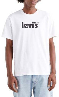 Levi's Herren Ss Relaxed Fit Tee T-Shirt,Poster Logo White,XS von Levi's