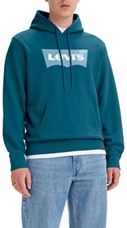 Levi's Herren Standard Graphic Sweatshirt Hoodie Kapuzenpullover, Batwing Po Ocean Depths, S von Levi's