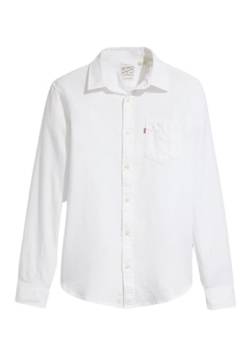 Levi's Herren Sunset 1-Pocket Standard Hemd,Bright White,M von Levi's