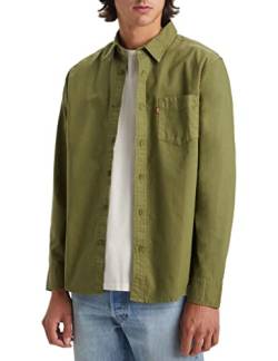 Levi's Herren Sunset 1-Pocket Standard Hemd,Loden Green Garment Dye,XS von Levi's