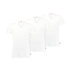 Levi's Herren T Tee-Shirt, Weiß, XXL (3er Pack) von Levi's