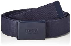 Levi's Herren Tonal Batwing Web Belt Gürtel, Marineblau, One Size von Levi's