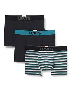 Levi's Herren Yarn-dyed Multicolour Stripe Heren Briefs Gift Boxer Shorts, Black Combo, L EU von Levi's