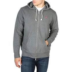 Levi's Herren Zip Up Sweatshirt, Charcoal Heather XX, XXL von Levi's