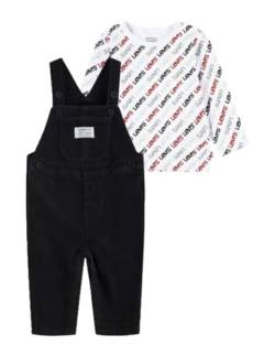 Levi's Kids Corduroy overall set Baby Jungen METEORITE von Levi's