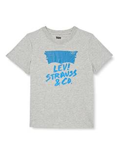 Levi's Kids Junge LVB Sketched Logo Tee EF703 T-Shirt, Grey Heather, 12 Jahre von Levi's