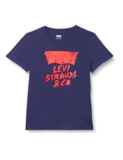 Levi's Kids Junge LVB Sketched Logo Tee EF703 T-Shirt, Naval Academy, 10 Jahre von Levi's