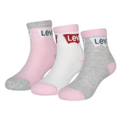 Levi's Kids Jungen Batwing Mid Cut 3pk Ul0078 L ssige Socken, Fairy Tale, 2 Jahre EU von Levi's