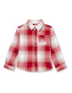 Levi's Kids Jungen LVB LS Flannel ONE Pocket Shirt 8EG893 Hemden, Rhythmic RED, 4 Years von Levi's