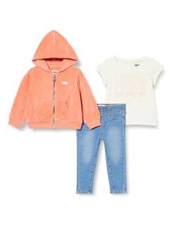 Levi's Kids Lvg denim pant and full zip Baby Mädchen TERRA COTTA 24 Monate von Levi's