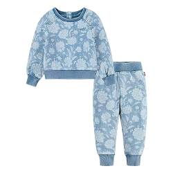 Levi's Kids Lvg floral sweat set Baby Mädchen Indigo Light Floral 3 Jahre von Levi's