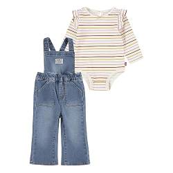 Levi's Kids Lvg ruffle slv flare overall Baby Mädchen ANTIQUE WHITE 18 Monate von Levi's