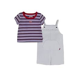 Levi's Kids Shortalls & tee shirt Baby Mädchen Weiß (Weiß). 36 Monate von Levi's