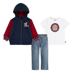 Levi's Kids Varsity jacket denim set Baby Jungen Dress Blues 12 Monate von Levi's