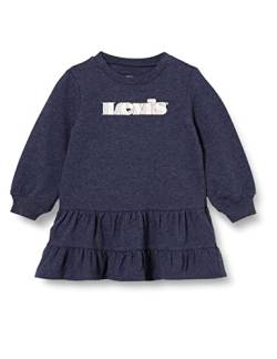 Levi's Kids knit tiered dress Baby Mädchen Peacoat Heather 6 Monate von Levi's