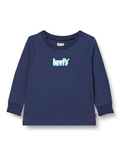 Levi's Kids long sleeve cozy tee shirt Baby Jungen Naval Academy 12 Monate von Levi's