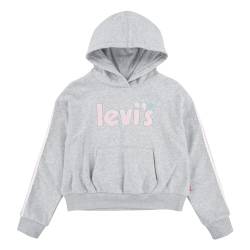 Levi's Kids pullover hoodie with tapin Mädchen Light Grayheather 10 Jahre von Levi's