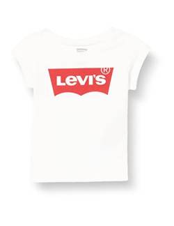 Levi's Kids ss batwing a line tee Baby Mädchen Red / White 9 Monate von Levi's