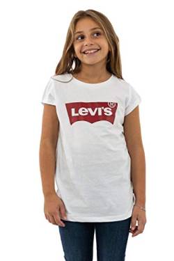 Levi's Kids ss batwing tee Mädchen Red / White 10 Jahre von Levi's