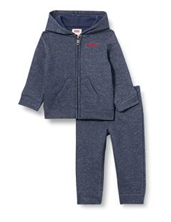 Levi's Kids zip up hoodie w jogger set Baby Jungen Peacoat 18 Monate von Levi's